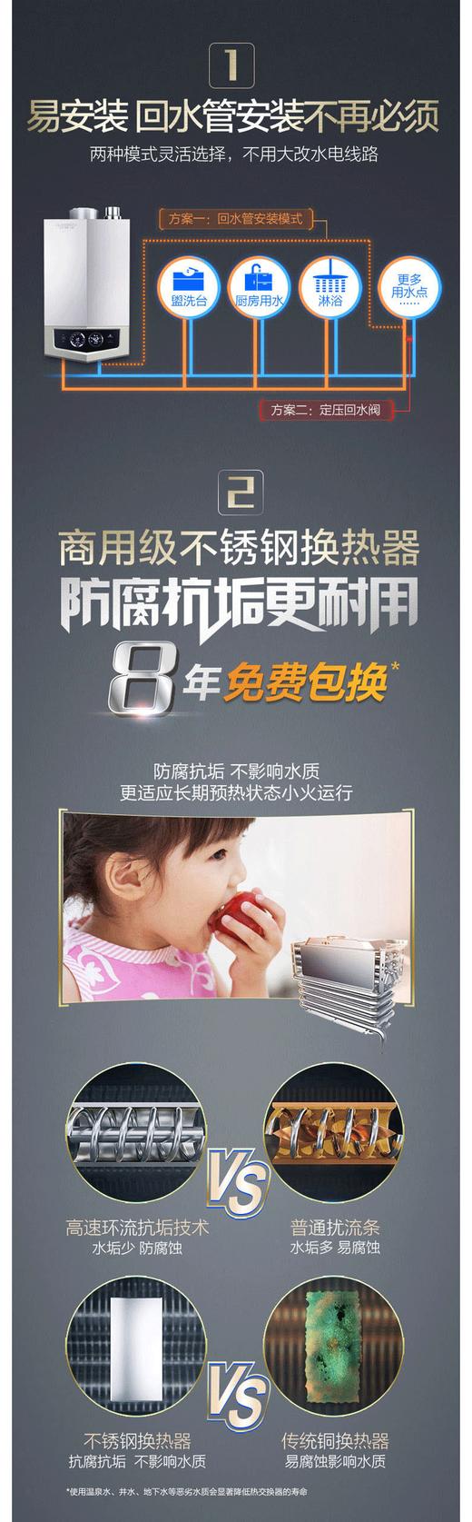 A.O.史密斯 20L强排式天然气燃气热水器 JSQ40-SJSX 商品图1