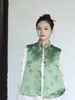 预定|盛唐牡丹 真丝提花花蕾缎马甲 正反两穿 .潮快闪[福利品] 商品缩略图1