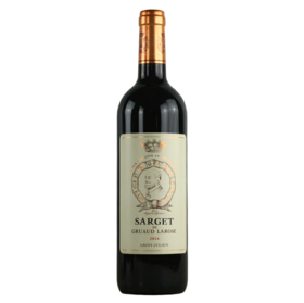 小金玫瑰干红葡萄酒2014 Sarget de Gruaud-Larose