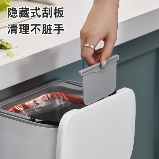 厨房垃圾桶北欧橱柜门壁挂式悬挂垃圾桶 商品图7