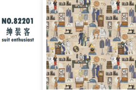 绅装客 82201 /C 涤纶柔丝