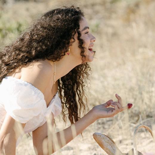 订购6周到｜Annele-Lonely Hearts-紫红色 爱心 耳环［芬兰设计师］ 商品图5