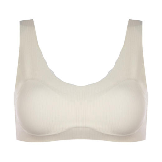 都市丽人少女三步优选成长二阶无尺码内衣罗纹薄半片围少女文胸无排扣无钢圈BB26A5 商品图3