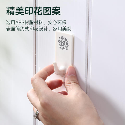 日本LEC 卫生间浴室挂钩强力粘胶 免打孔家用厨房门后墙上粘钩 商品图3