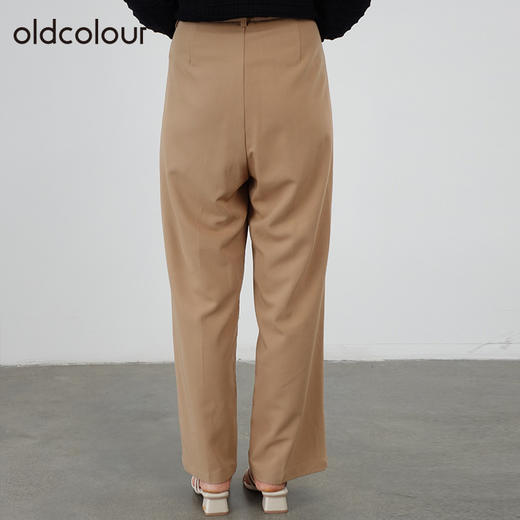 oldcolour2021秋商场同款休闲宽松垂感舒适阔腿裤女DN33073413 商品图3