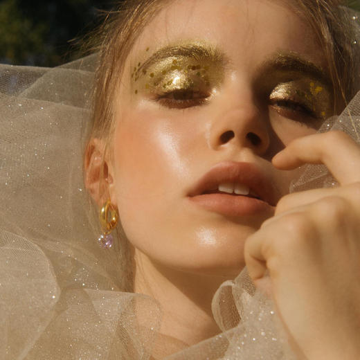 北京仓｜Annele-Lonely Hearts-淡紫色 爱心 耳环［芬兰设计师］ 商品图3