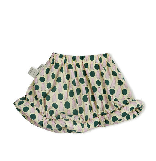 江南布衣童  22年秋款  斑点花纹短款腰裙  YM9D10940 商品图3