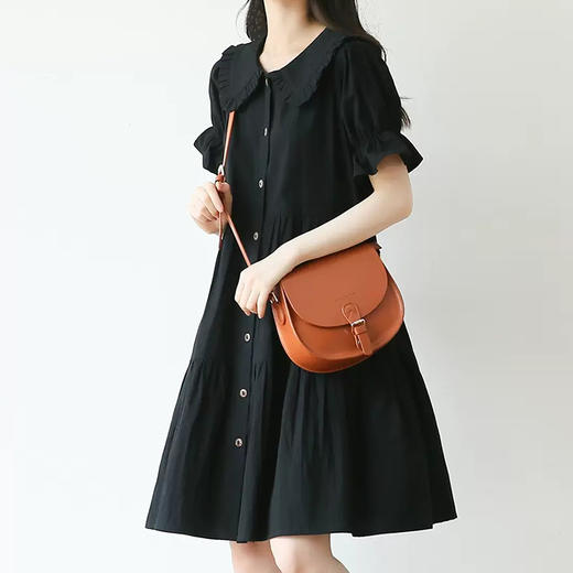 裁缝学苑AQ117新款a字娃娃领短袖中长连衣裙纸样女装裙子打版裁剪 商品图4