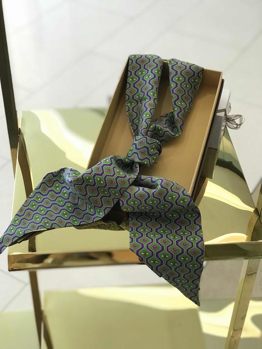 优品堂《春的律动》100％桑蚕丝双层斜纹长巾 商品图8