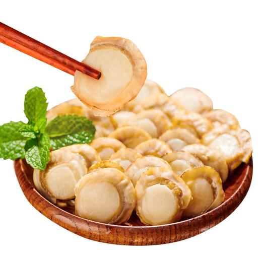 福字号 新鲜超大虾夷扇贝肉去胃无沙248g无冰帆立贝 商品图3