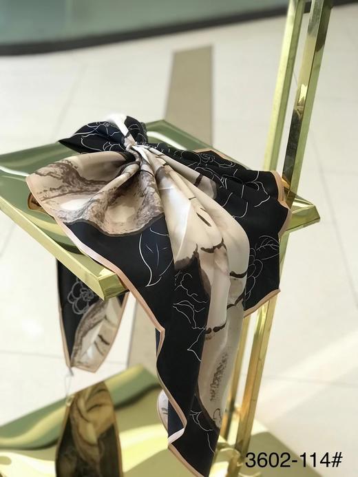 优品堂《花魁方巾》90*90桑蚕丝方巾 商品图3