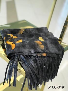 优品堂《渊清玉絜》重磅精品100％桑蚕丝双层双面v长巾