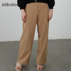 oldcolour2021秋商场同款休闲宽松垂感舒适阔腿裤女DN33073413 商品缩略图0