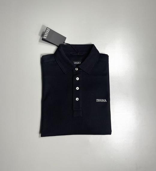 现货！22杰尼亚ZEGNA春秋走秀款棉质长袖POLO衫 商品图4