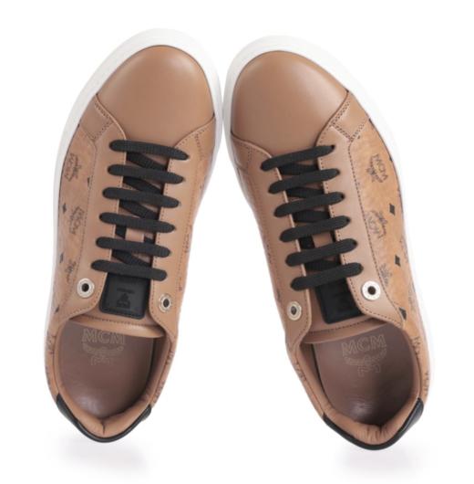 【限量新品到仓·VIP保价退差】MCM 男女通款印花logo真皮休闲鞋 10843 商品图1