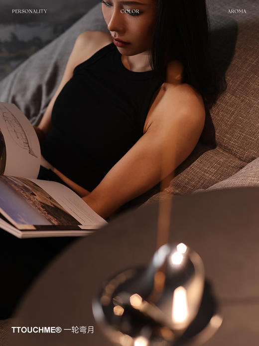 【TT会员】TTOUCHME线香一轮弯月香薰摆件 线香沉香檀香办公书房 卧室 家用室内香薰 商品图5