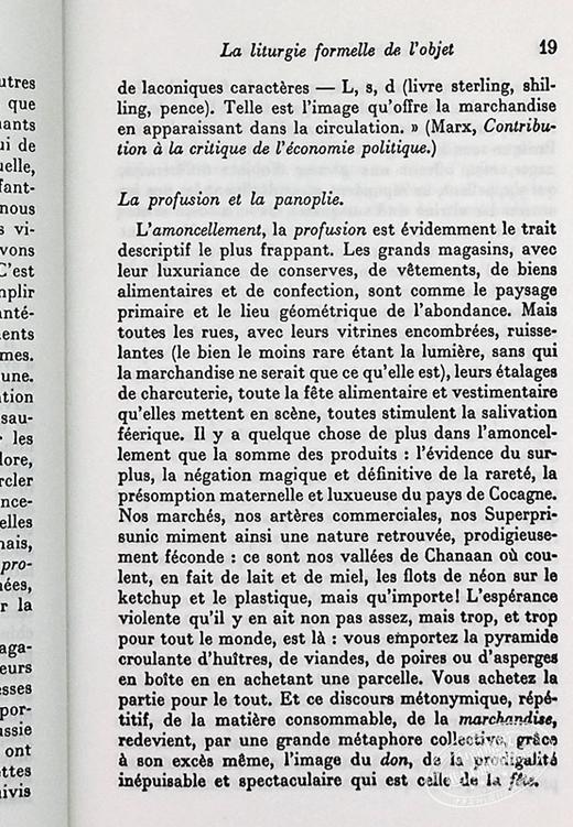 【中商原版】【法文版】鲍德里亚：消费社会 法文原版 Folio Essais：La société de consommation 商品图4