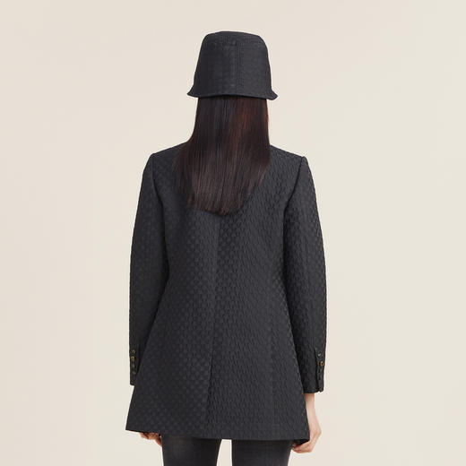 【高端系列】谜底2022秋款爱心压格职场帅气西装外套女223GE1165 商品图2