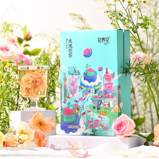 玫瑰小镇 烘干/冻干玫瑰花茶单朵礼盒 商品图7