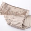 安莉芳薄款蕾丝纯棉底裆内裤女士通透性感高腰三角裤E300522 商品缩略图4