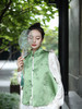 预定|盛唐牡丹 真丝提花花蕾缎马甲 正反两穿 .潮快闪[福利品] 商品缩略图6