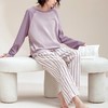 康妮雅睡衣家居服 女式长袖长裤套头套装 商品缩略图1