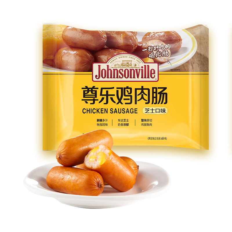 尊乐原汁鸡肉肠 芝士味 240克