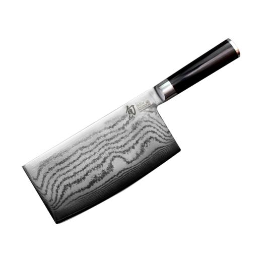 日本进口旬刀经典系列中式菜刀大马士革钢刀厨师刀具专用DM0712 商品图0