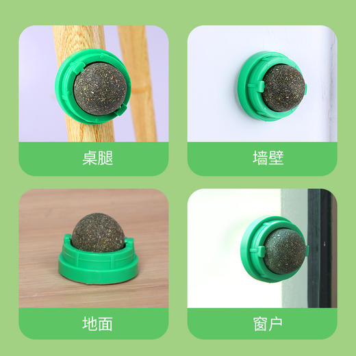 【宠物用品】单个旋转猫薄荷球 磨牙洁齿猫薄荷球棒棒糖 猫用品零食 商品图2