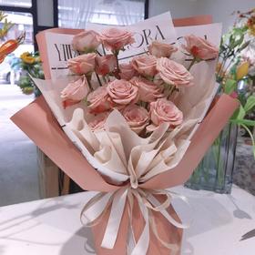 【一见喜】成品花  玫瑰系列 19支