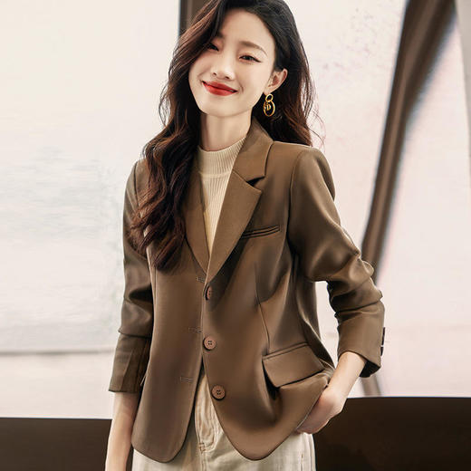 新款韩版，气质休闲小个子短款小西装外套XZ689 商品图0