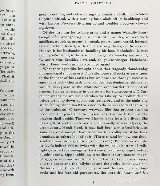 【中商原版】芬尼根的守灵夜 英文原版 Finnegans Wake James Joyce 商品图6