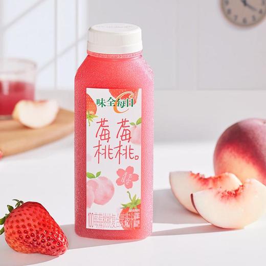 味全 每日C 莓莓桃桃 100%莓桃复合果蔬汁 300ml/瓶 商品图1
