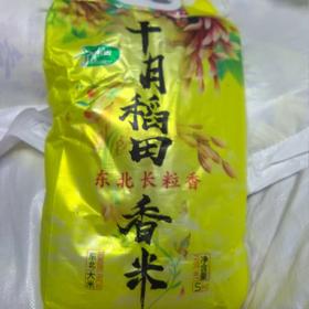 十月稻田大米5KG 东北长粒香米