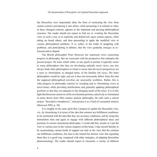 The Intentionality of Perception: An Updated Husserlian Approach（感知意向性：一个新进的胡塞尔式进路）/Laasik Kristjan/ 商品图4