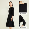 玳莎荷叶边连肩袖连衣裙秋装收腰显瘦通勤时尚中长款裙子   CC35302 商品缩略图2