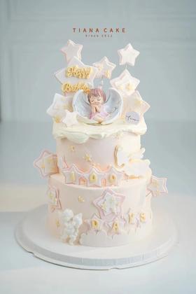 【纯手工翻糖定制款】睡梦小天使