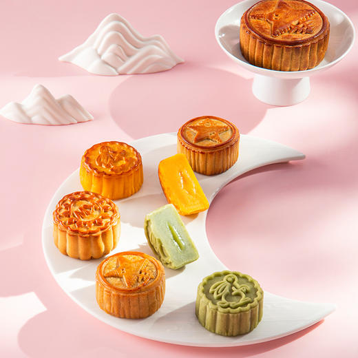 锦华玉兔揽月月饼礼盒【双层】860g 商品图2