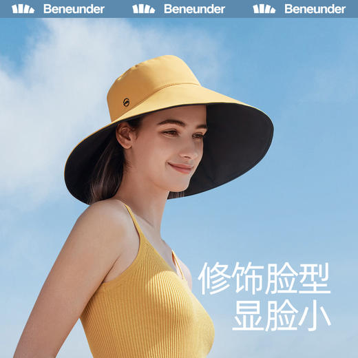 BENEUNDER 蕉下  穹顶系列倍护（挽檐）防晒渔夫帽 商品图3