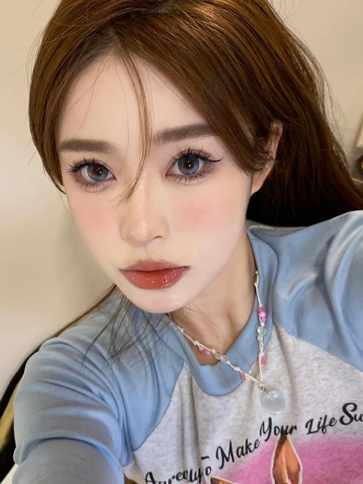 【大直径】LOVEIIKIRA-圣托里尼-14.5mm【年抛 0-800度 无525/575】着色13.9mm 商品图5