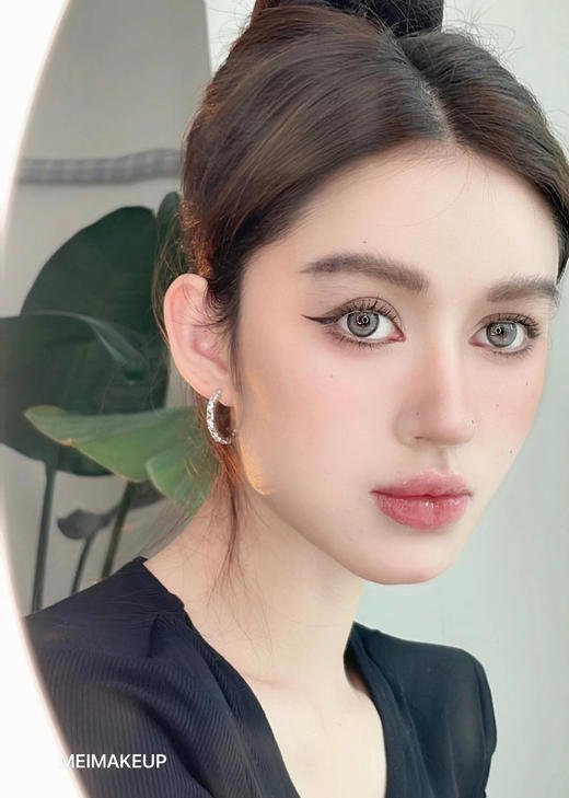 con4u 魔女啾啾jojo 灰 14.5mm 年抛 含硅水凝胶 有同款日抛 商品图2