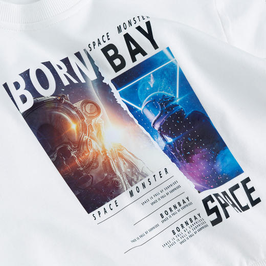 贝贝怡童装儿童时尚运动两件套春秋男童酷帅卫衣套装 商品图5