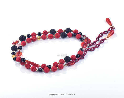 【福运】漆雕珠串-ZX2208170 商品图2