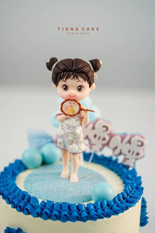 【纯手工翻糖定制款】旗袍翻糖人偶复古款 商品图1