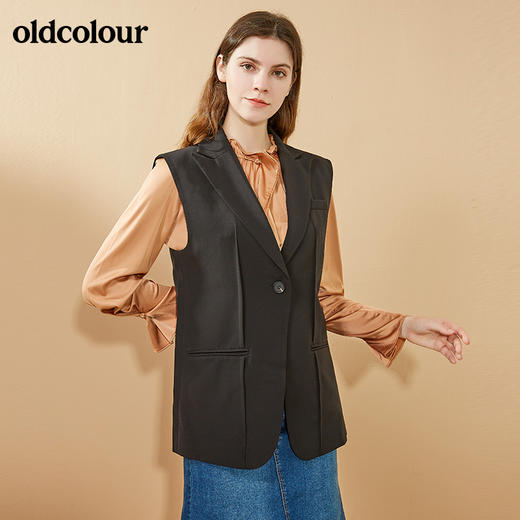 oldcolour2021秋季商场同款气质马夹女N31032146 商品图4