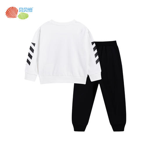 贝贝怡童装儿童时尚运动两件套春秋男童酷帅卫衣套装 商品图3