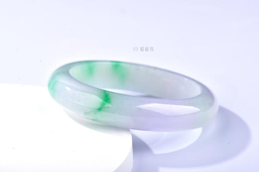 【满月】清透阳绿飘花圆镯-SZ2208201 商品图11