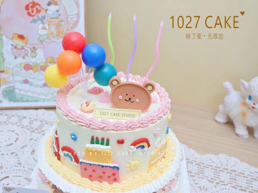 1027CAKE | 双层 手绘 ins风 复古风 商品图1