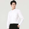 圣得西牛津纺衬衫男长袖秋季新款休闲纯棉韩版百搭简约白衬衣2950954006 商品缩略图3