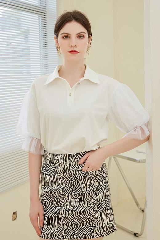 oldcolour2021秋季商场同款短袖T恤女N31021154 商品图5